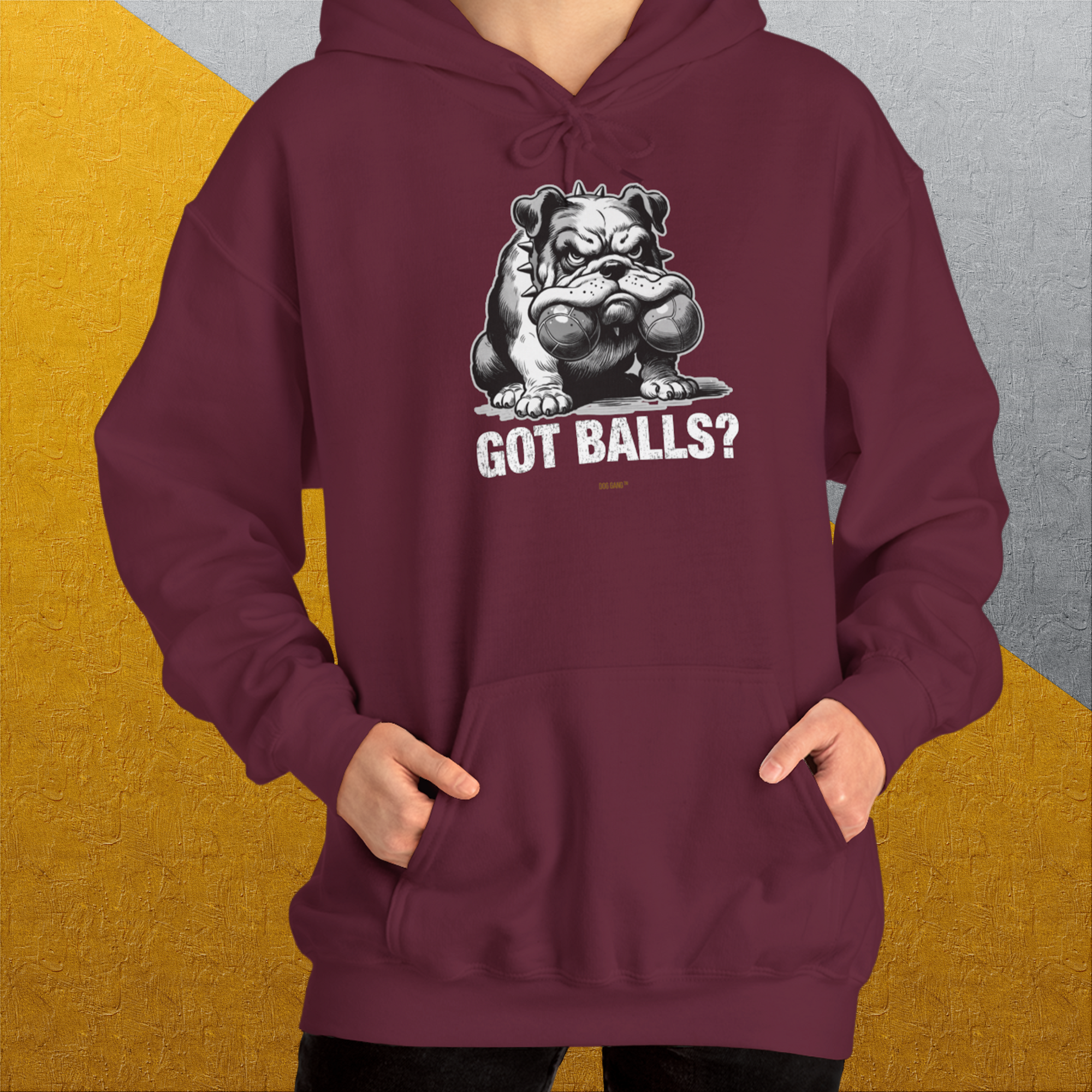 Got Balls? Volume 3, Unisex Hoodie-, Design by Dog Gang