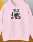 Got Balls? Volume 3, Unisex Hoodie-Light Pink, a cool and stylish design with a funny saying from Dog Gang