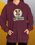 Got Balls? Volume 5, Unisex Hoodie-, Design by Dog Gang
