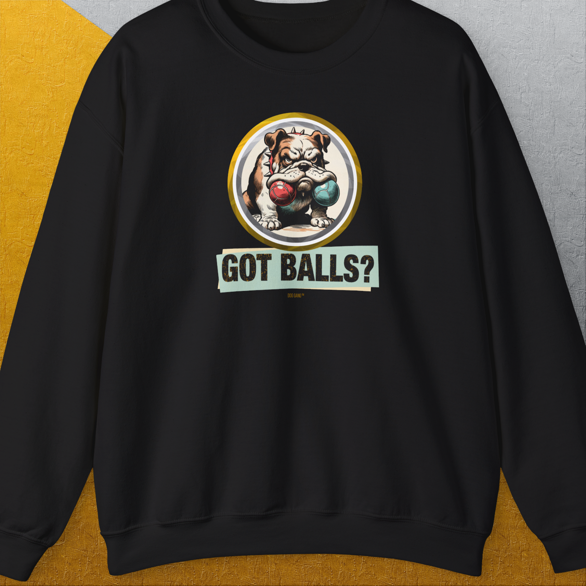 Got Balls? Volume 1, Unisex Sweatshirt-Black, Design by Dog Gang