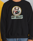 Got Balls? Volume 1, Unisex Sweatshirt-, Design by Dog Gang