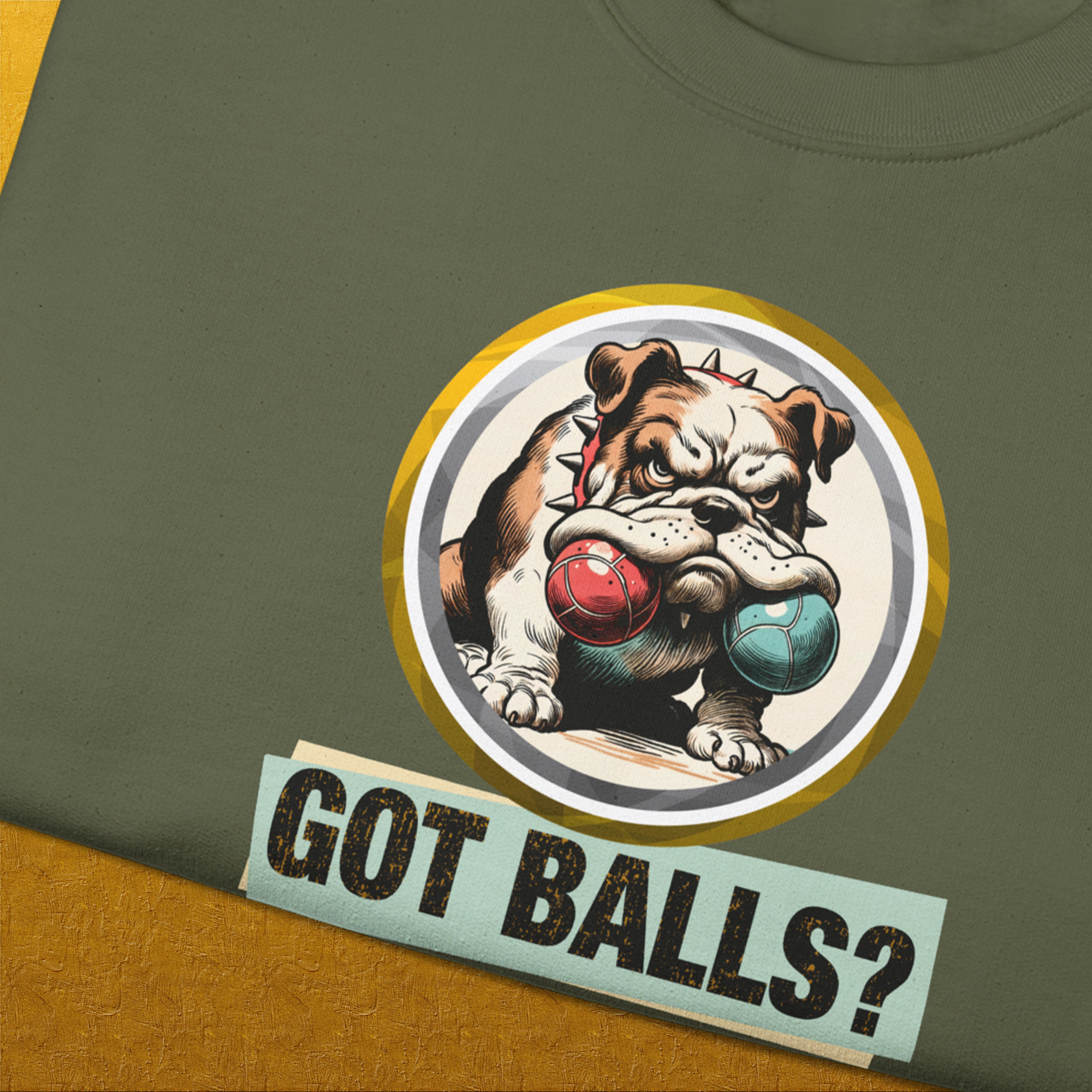 Got Balls? Volume 1, Unisex Sweatshirt-. A dog-themed Design from Dog Gang