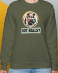 Got Balls? Volume 1, Unisex Sweatshirt-, a fun and stylish sweatshirt design for dog lovers from Dog Gang