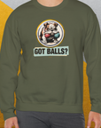 Got Balls? Volume 1, Unisex Sweatshirt-. For dog lovers. Design by Dog Gang