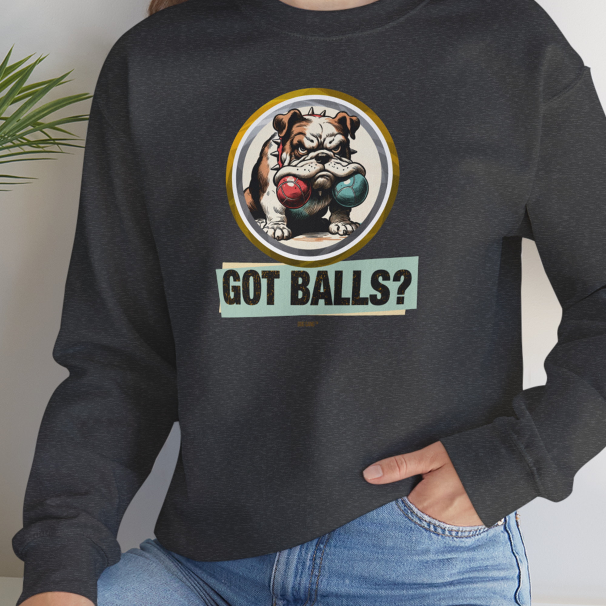 Got Balls? Volume 1, Unisex Sweatshirt-, Design by Dog Gang