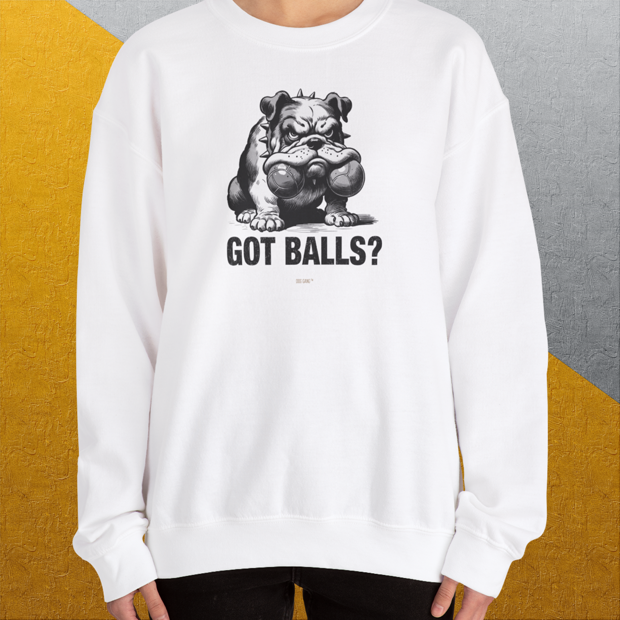 Got Balls? Volume 3, Unisex Sweatshirt-. A perfect gift for dog lovers and dog owners. Design by Dog Gang