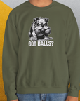 Got Balls? Volume 3, Unisex Sweatshirt-, Design by Dog Gang