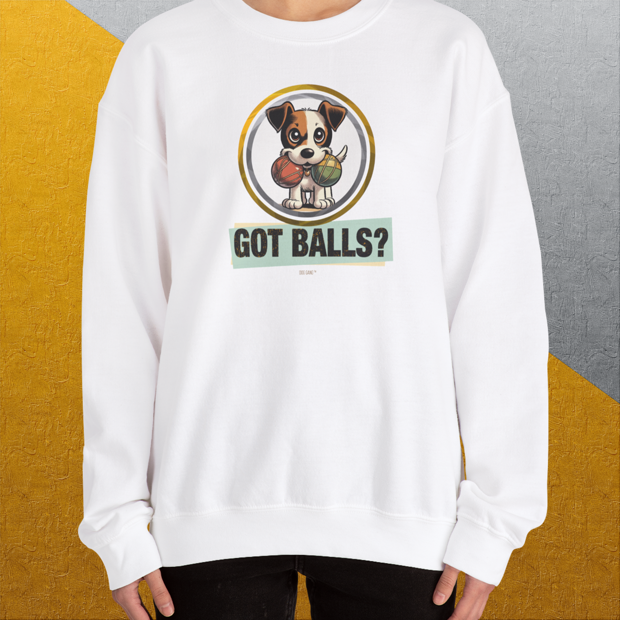 Got Balls? Volume 5, Unisex Sweatshirt-. A perfect gift for dog lovers and dog owners. Design by Dog Gang