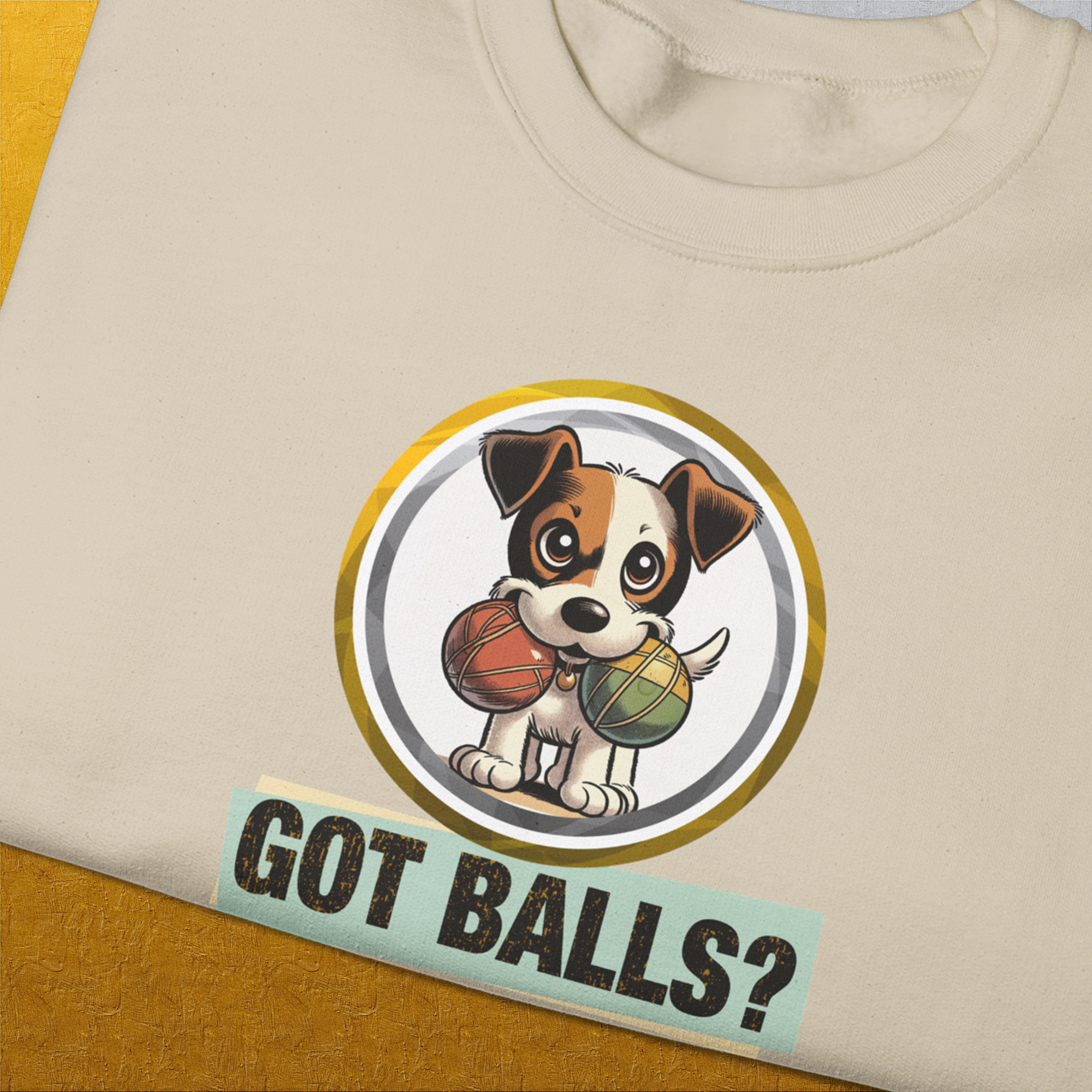 Got Balls? Volume 5, Unisex Sweatshirt-. A dog-themed Design from Dog Gang