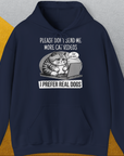 Cat Videos Series, Volume 1, Unisex Hoodie-Navy-Kapuzi mit lustigem Spruch für Hundefreunde, Design by Dog Gang