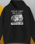 Cat Videos Series, Volume 1, Unisex Hoodie-Black-humorvolles Hundeshirt, lustiger Spruch mit Hund, Design by Dog Gang