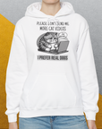 Cat Videos Series, Volume 1, Unisex Hoodie-Kapuzensweatshirt für Hundefreunde, lustiger Spruch mit Hund, Design by Dog Gang
