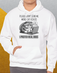 Cat Videos Series, Volume 1, Unisex Hoodie-lustiger Spruch auf bequemen Shirt für Hundeliebhaber, Design by Dog Gang