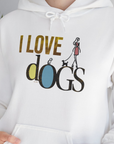 I Love Dogs - Series I, Volume 2, Unisex Hoodie-, a fun and stylish design for dog lovers from Dog Gang
