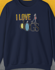 I Love Dogs - Series I, Volume 2, Unisex Sweatshirt-Navy, a cool design with a funny saying from Dog Gang