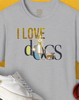 I Love Dogs - Series I, Volume 3, Unisex T-Shirt-Sport Grey, Design by Dog Gang