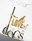 I Love Dogs - Series I, Volume 1, Unisex Hoodie-, a cool and stylish design with a funny saying from Dog Gang