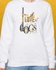 I Love Dogs - Series I, Volume 1, Unisex Sweatshirt-, a fun and stylish sweatshirt design for dog lovers from Dog Gang