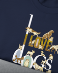 I Love Dogs - Series I, Volume 1, Unisex Sweatshirt-, Design by Dog Gang