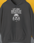 Life Sucks When You've Lost Your Favorite Fetch Ball, Volume 7, Unisex Hoodie