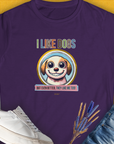 I Like Dogs And They Like Me Too, Volume 1, Women's T-Shirt-Purple, a cool and stylish design with a funny saying from Dog Gang