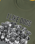 I Like Dogs And They Like Me Too, Volume 3, Unisex T-Shirt-. A dog-themed Design from Dog Gang