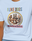 I Like Dogs And They Like Me Too, Volume 5, Unisex T-Shirt-. For dog lovers and dog owners. Design by Dog Gang