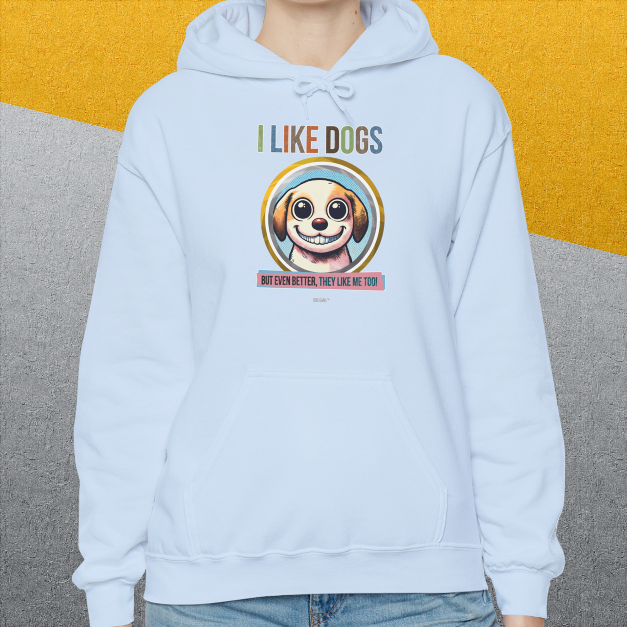 I Like Dogs And They Like Me Too, Volume 1, Unisex Hoodie-, a fun and stylish design for dog lovers from Dog Gang