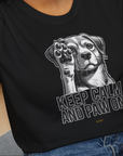 Keep Calm And Paw On, Volume 1, Unisex T-Shirt-, a fun and stylish design for dog lovers from Dog Gang