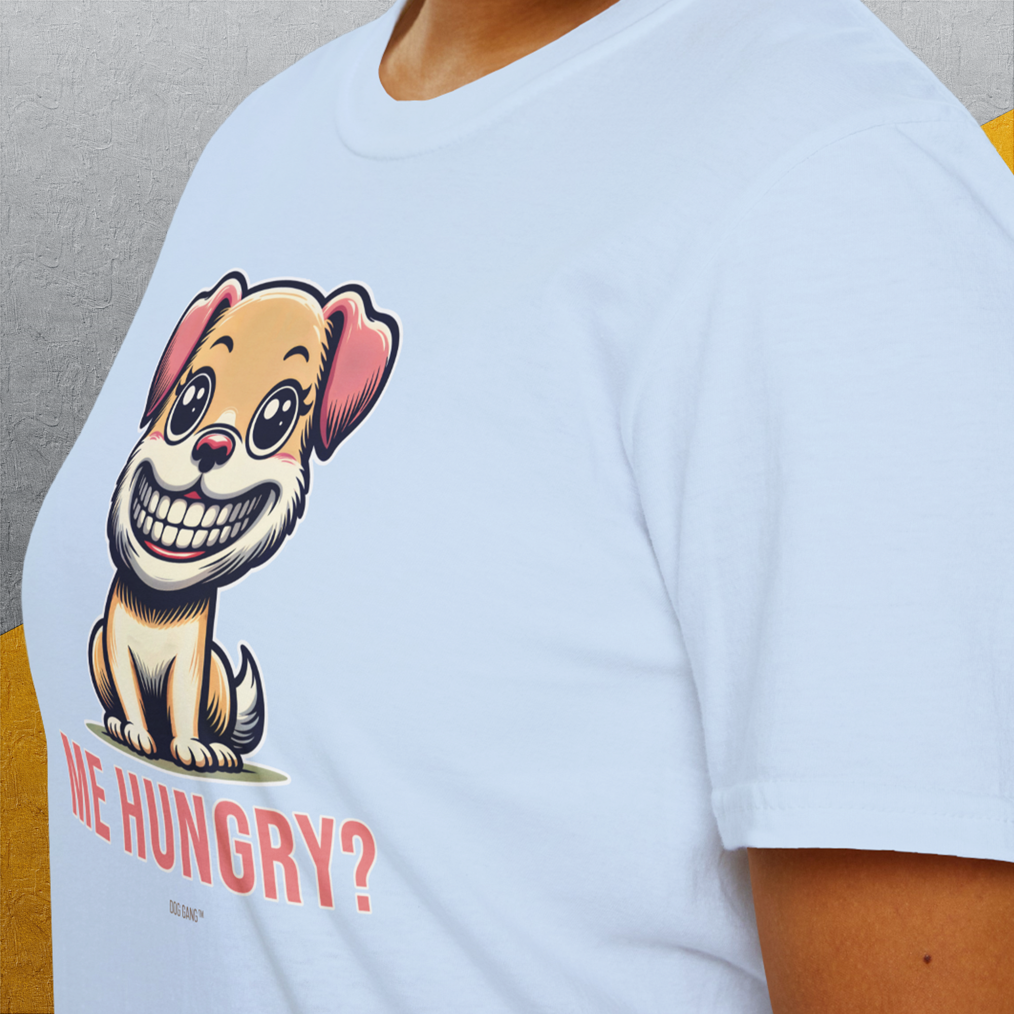 Me Hungry? Volume 1, Unisex T-Shirt-, Design by Dog Gang