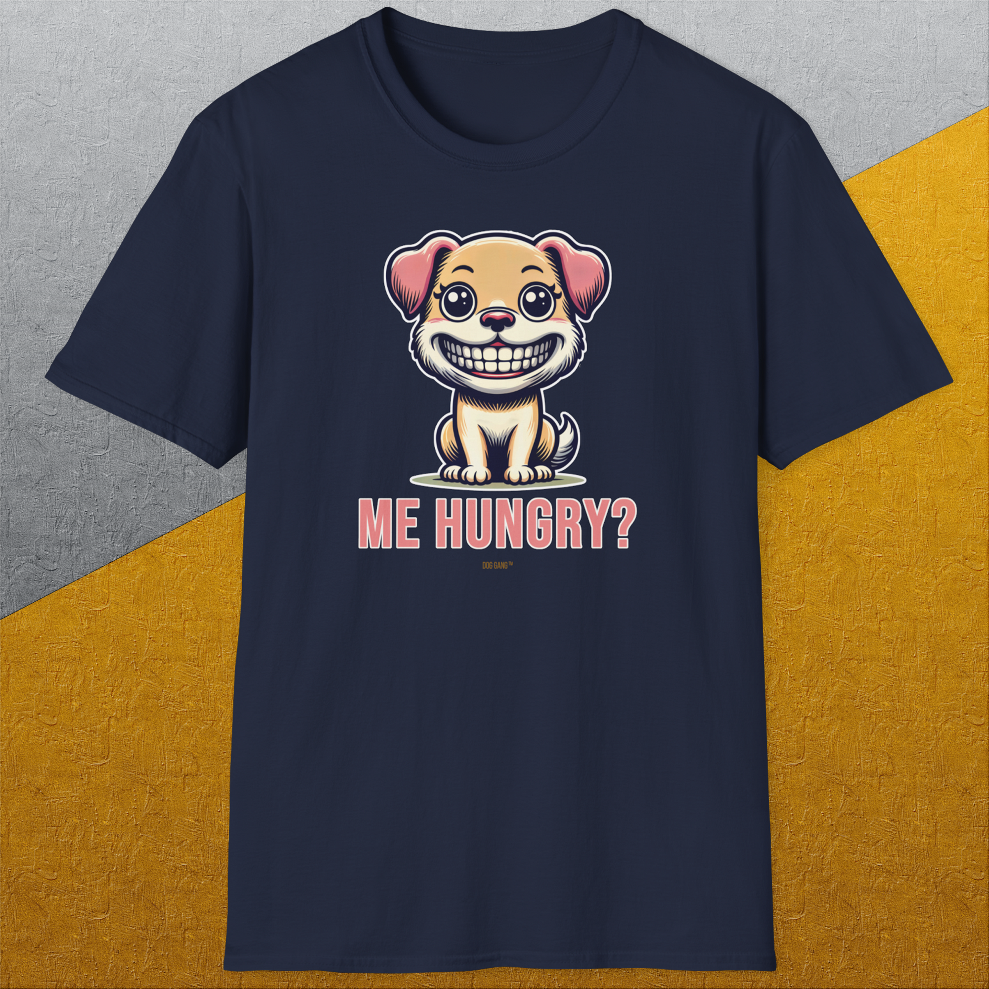Me Hungry? Volume 1, Unisex T-Shirt-. A dog-themed Design from Dog Gang