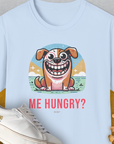 Me Hungry? Volume 3, Unisex T-Shirt-Light Blue, Design by Dog Gang