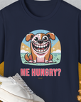 Me Hungry? Volume 3, Unisex T-Shirt-Navy, Design by Dog Gang