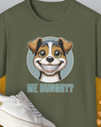 Me Hungry? Volume 4, Unisex T-Shirt-Military Green, Design by Dog Gang
