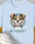 Me Hungry? Volume 4, Unisex T-Shirt-Light Blue, Design by Dog Gang