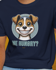Me Hungry? Volume 4, Unisex T-Shirt-. For dog lovers and dog owners. Design by Dog Gang