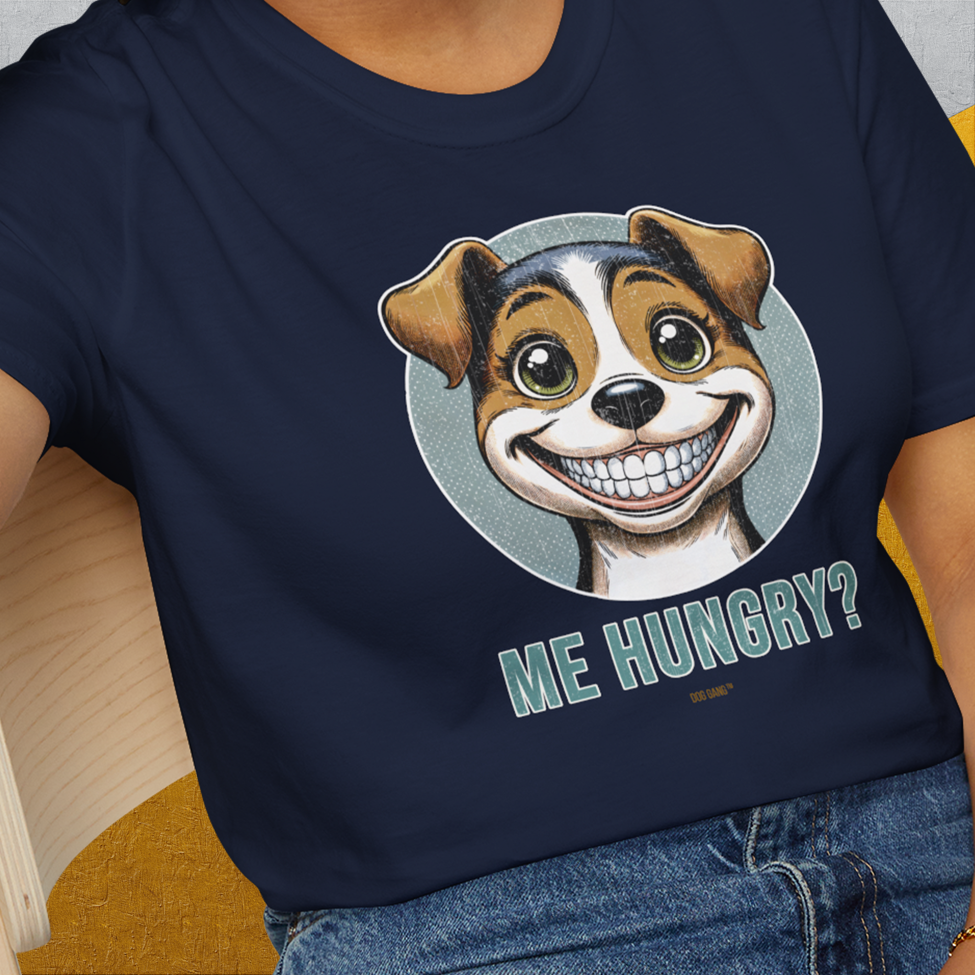 Me Hungry? Volume 4, Unisex T-Shirt-, a fun and stylish design for dog lovers from Dog Gang