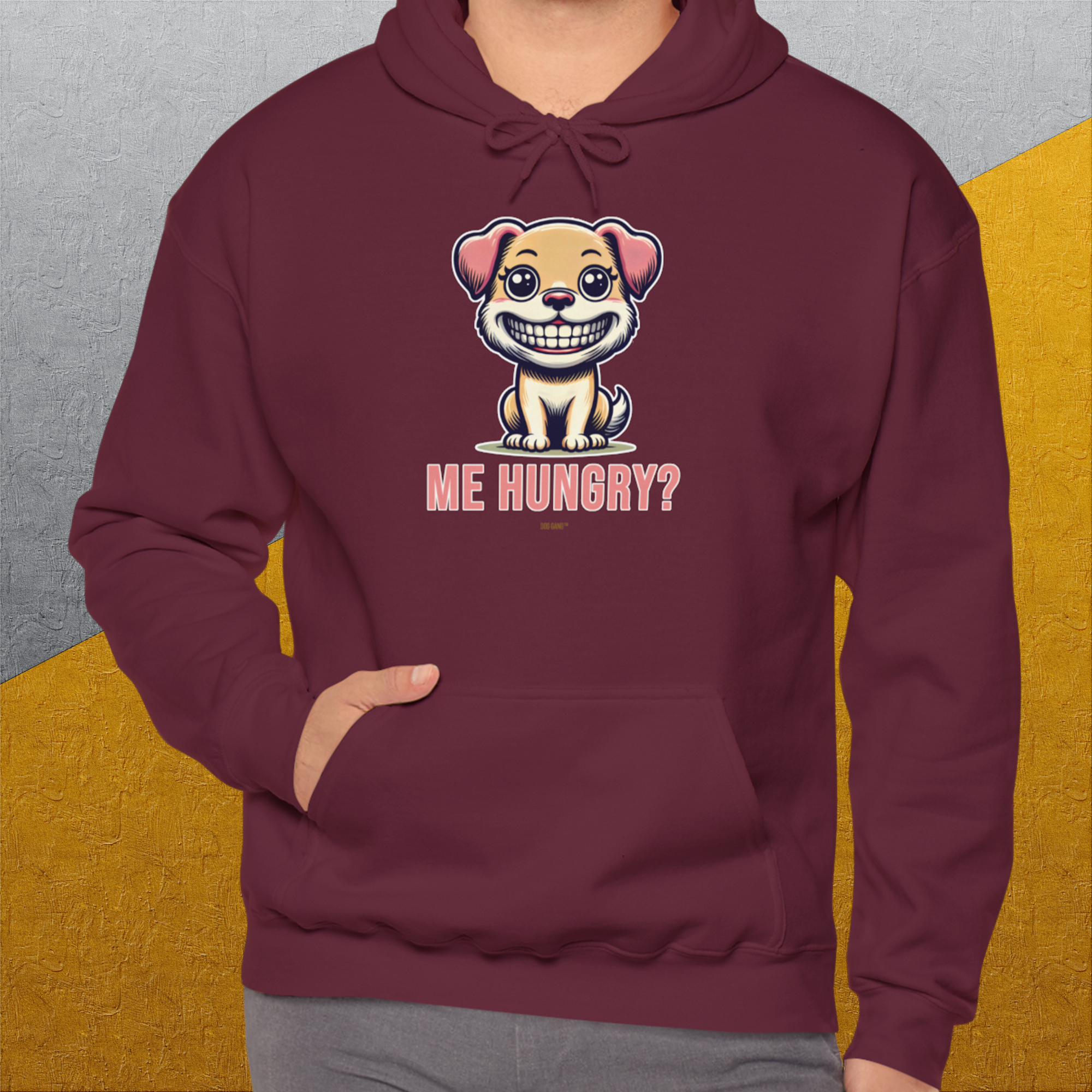 Me Hungry? Volume 1, Unisex Hoodie-. For dog lovers and dog owners. Design by Dog Gang