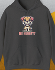 Me Hungry? Volume 1, Unisex Hoodie-Dark Heather, Design by Dog Gang