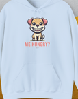Me Hungry? Volume 1, Unisex Hoodie-Light Blue, Design by Dog Gang