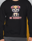 Me Hungry? Volume 1, Unisex Sweatshirt-. A dog-themed Design from Dog Gang