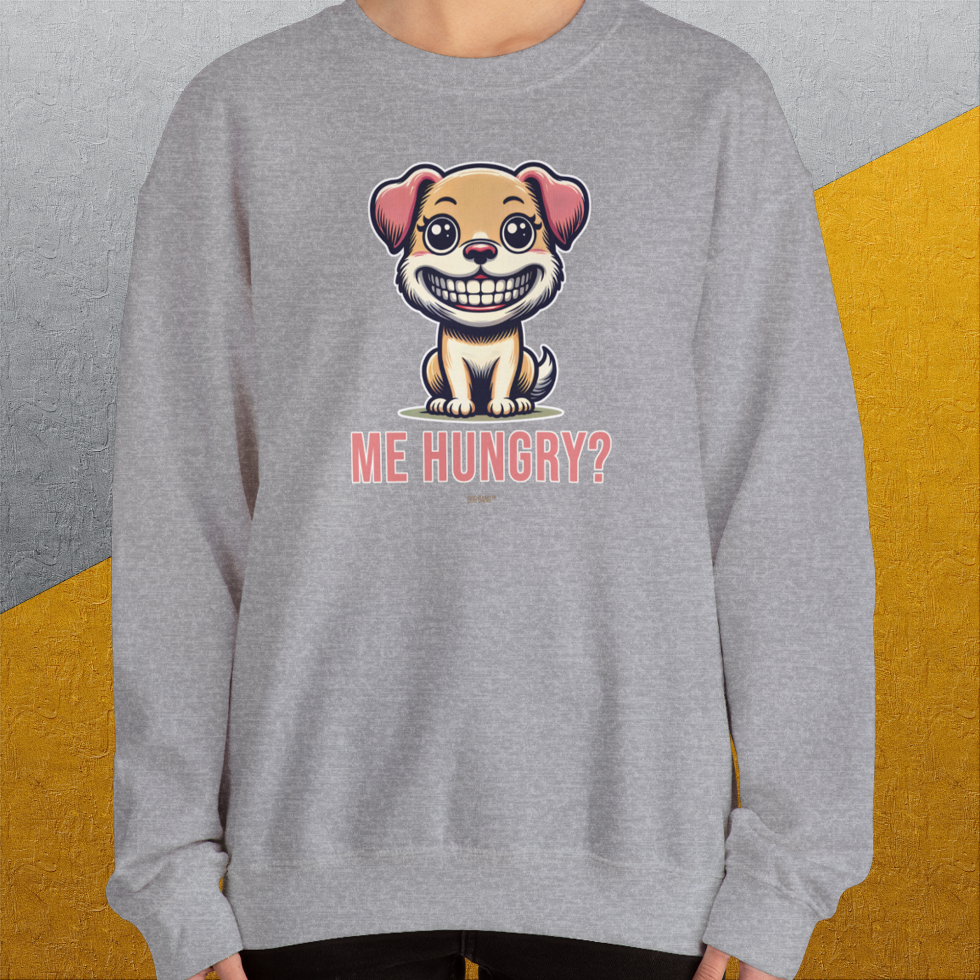 Me Hungry? Volume 1, Unisex Sweatshirt-, Design by Dog Gang