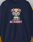 Me Hungry? Volume 1, Unisex Sweatshirt-Navy, Design by Dog Gang