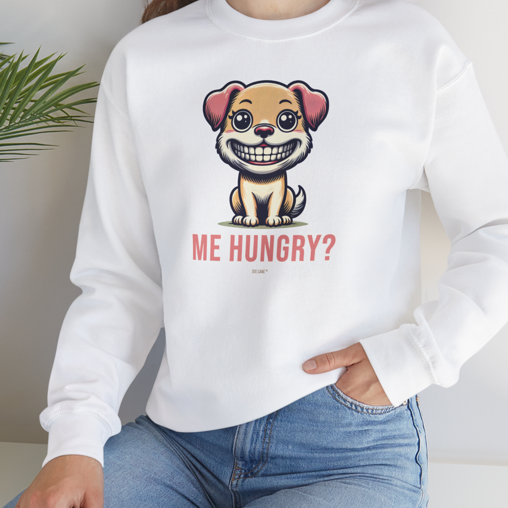Me Hungry? Volume 1, Unisex Sweatshirt-. A perfect gift for dog lovers and dog owners. Design by Dog Gang