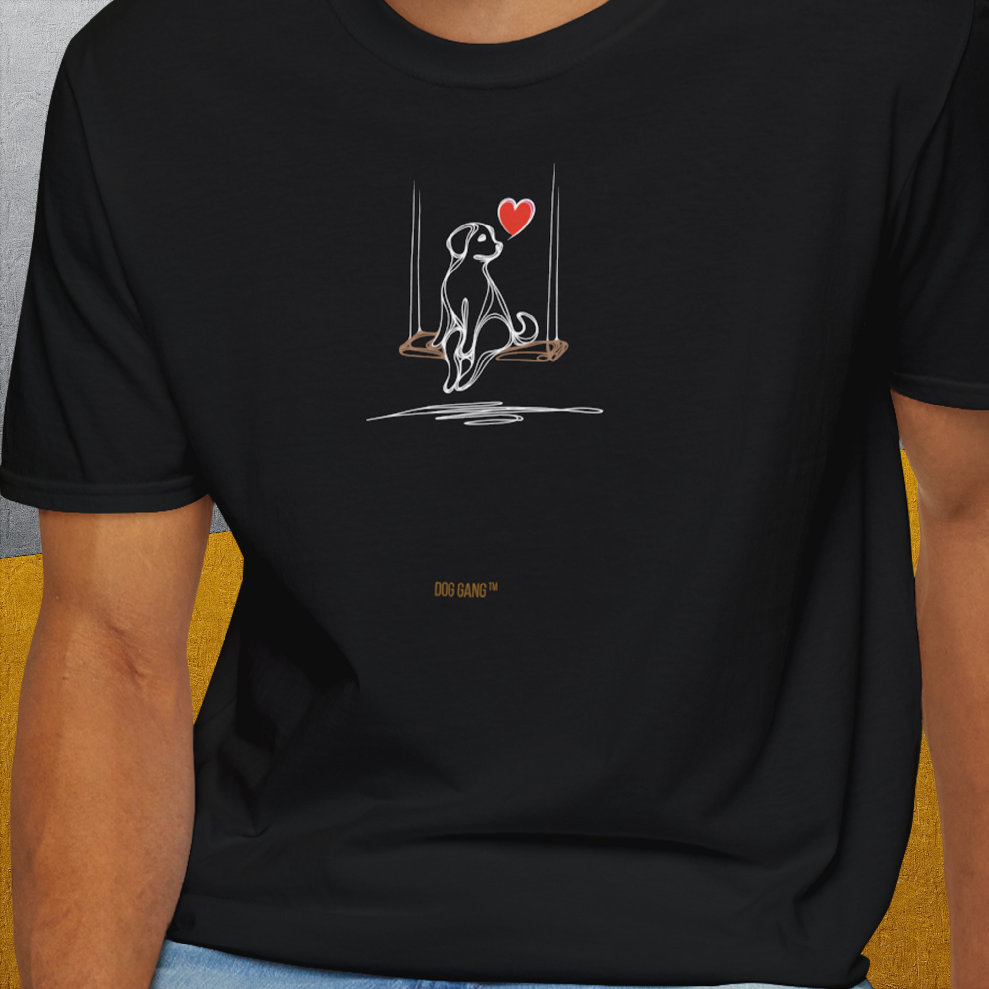 The Dog Gang Minimalistic Series I, Volume 1, Unisex T-Shirt-. A perfect gift for dog lovers and dog owners. Design by Dog Gang