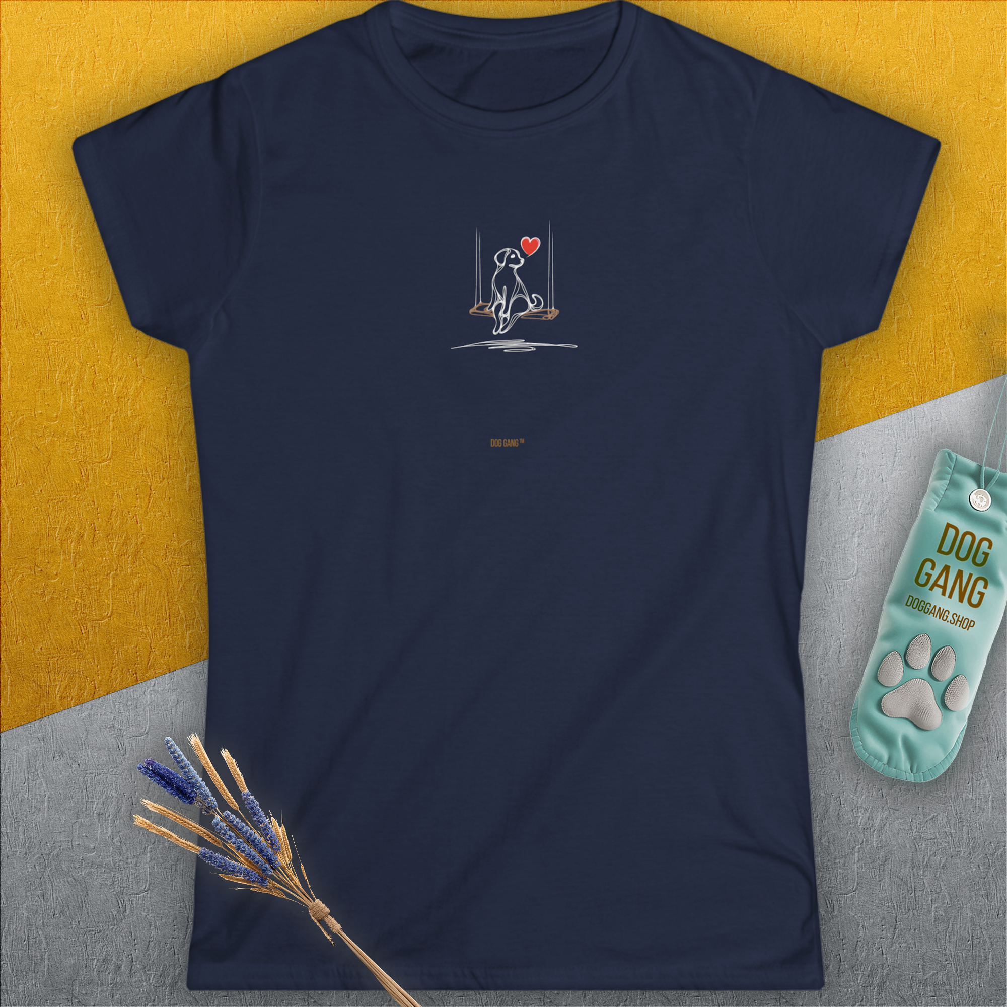 The Dog Gang Minimalistic Series I, Volume 1, Women's T-Shirt-a minimalistic Shirtdesign by Dog Gang of Switzerland