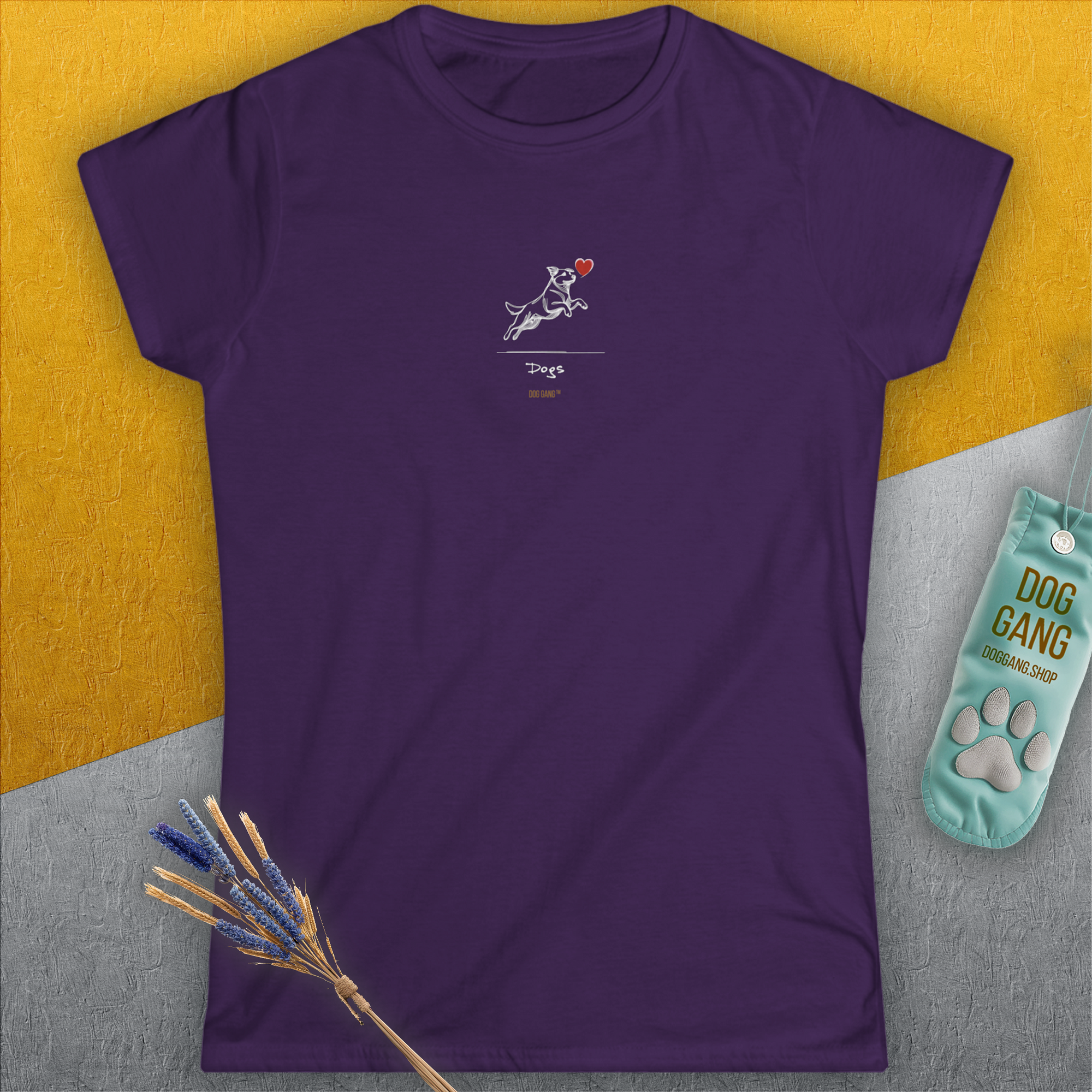 The Dog Gang Minimalistic Series I, Volume 3, Women's T-Shirt-a minimalistic Shirtdesign by Dog Gang of Switzerland