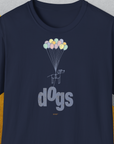 The Dog Gang Minimalistic Series II, Volume 1, Unisex T-Shirt-Navy-humorvolles Hundeshirt, lustiger Spruch mit Hund, Design by Dog Gang