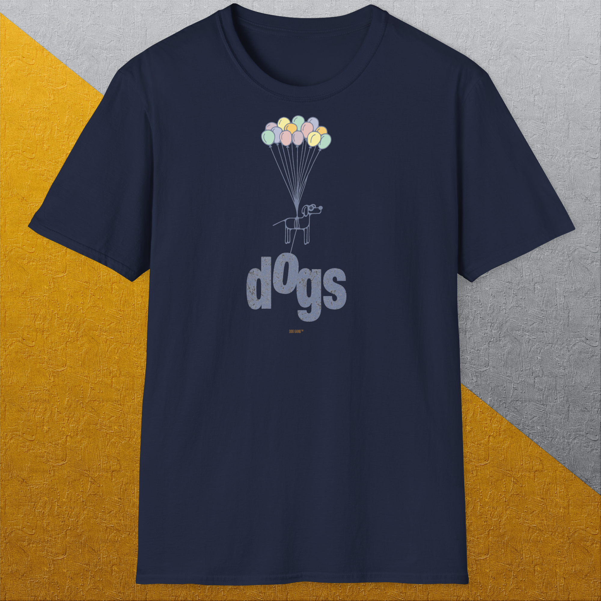 The Dog Gang Minimalistic Series II, Volume 1, Unisex T-Shirt-lustiges Shirt für Hundeliebhaber, Design by Dog Gang