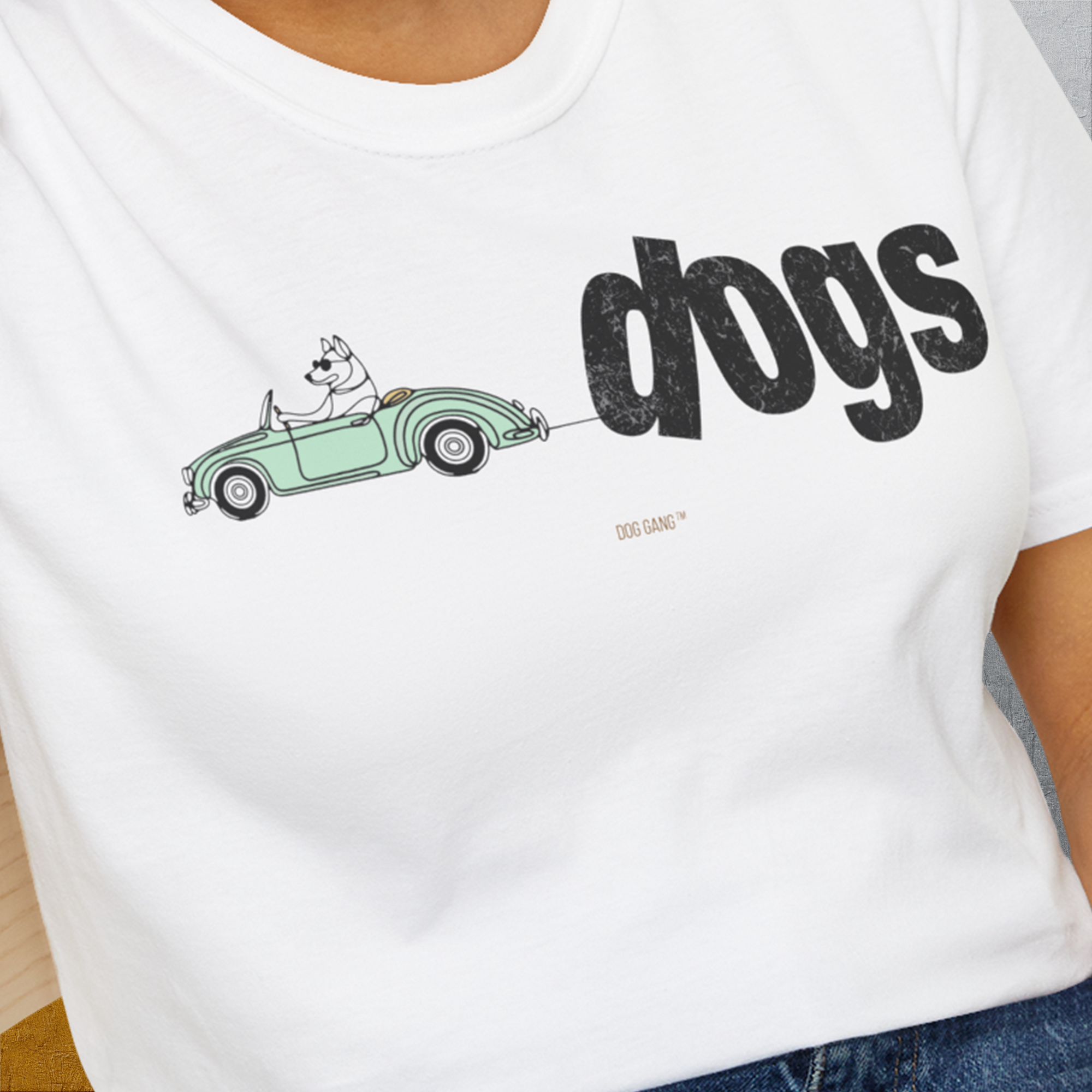 The Dog Gang Minimalistic Series II, Volume 2, Unisex T-Shirt-a minimalistic Shirtdesign by Dog Gang of Switzerland